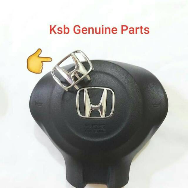 Emblem Logo Stir Setir Honda Mobilio Brio Brv Original Asli