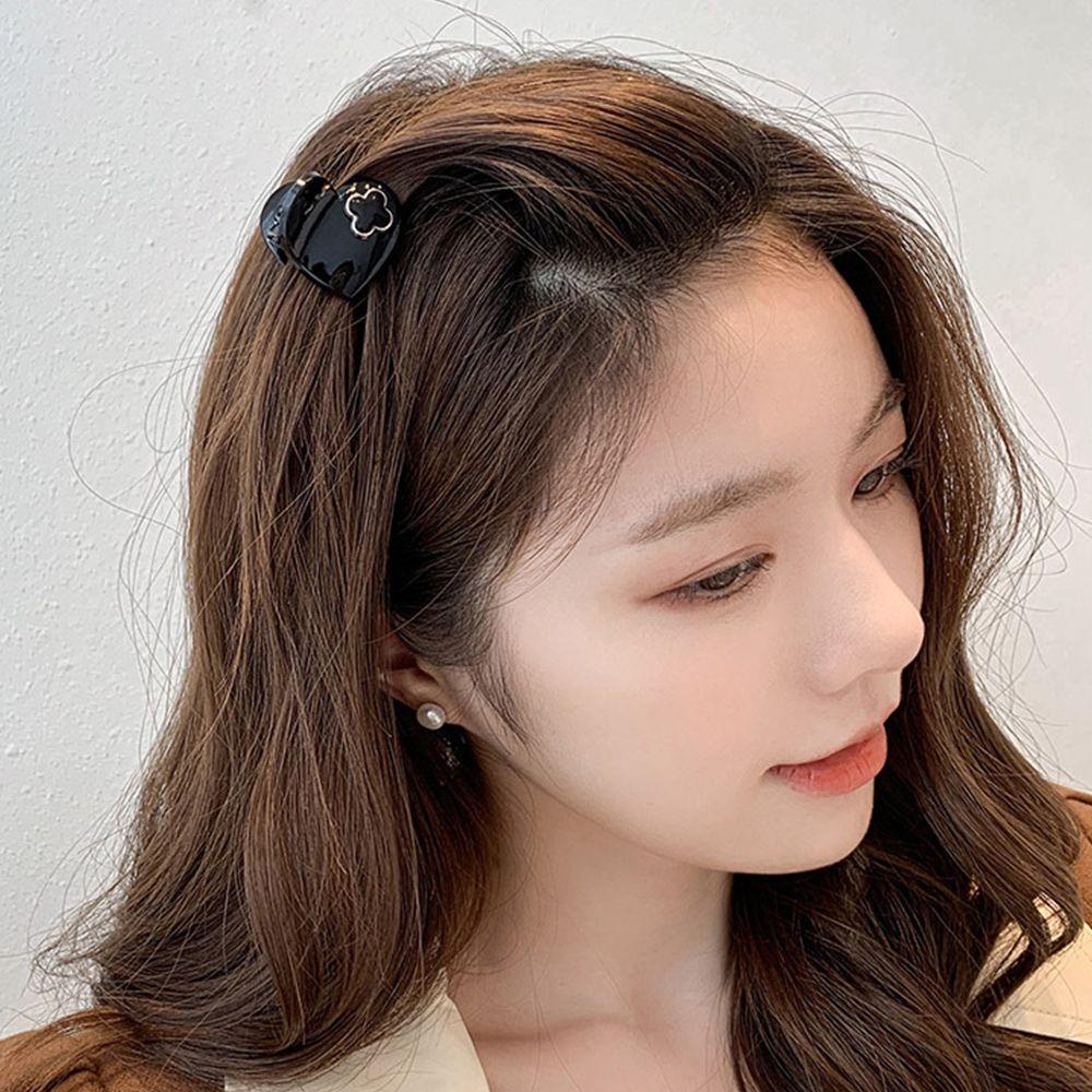 Augustina Gaya Korea Klip Rambut Hiasan Rambut Cinta Manis Hati Bunga Desain Fashion Alloy Temperamen Logam Rambut Cakar