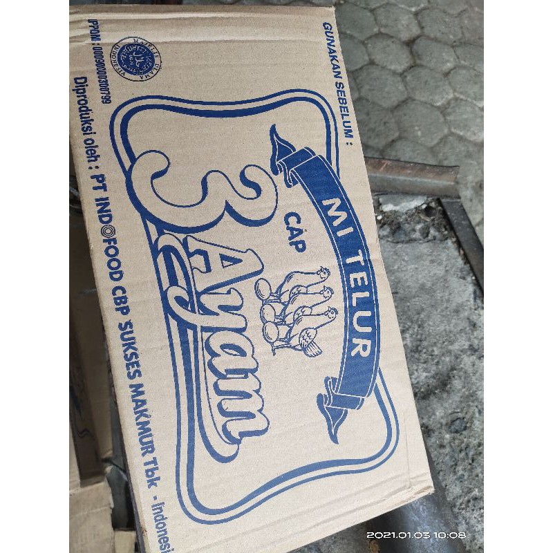 MIE 3 AYAM 20 BKS.SATU DUS