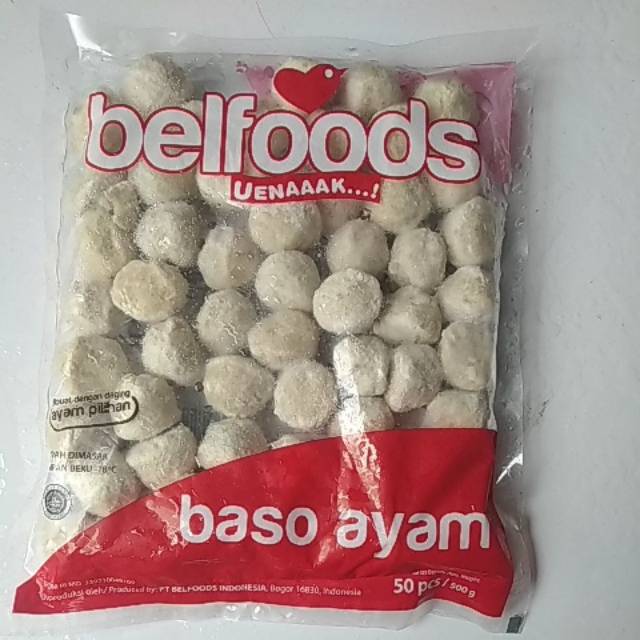 Jual Belfoods Bakso Ayam 500gr Shopee Indonesia