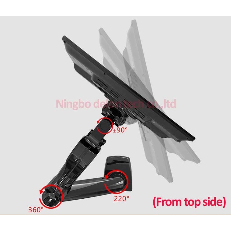 NORTH BAYOU Universal Monitor Arm Bracket Vesa Desk Mount 2-9KG 17-30 Inch - NB-F80 - Black