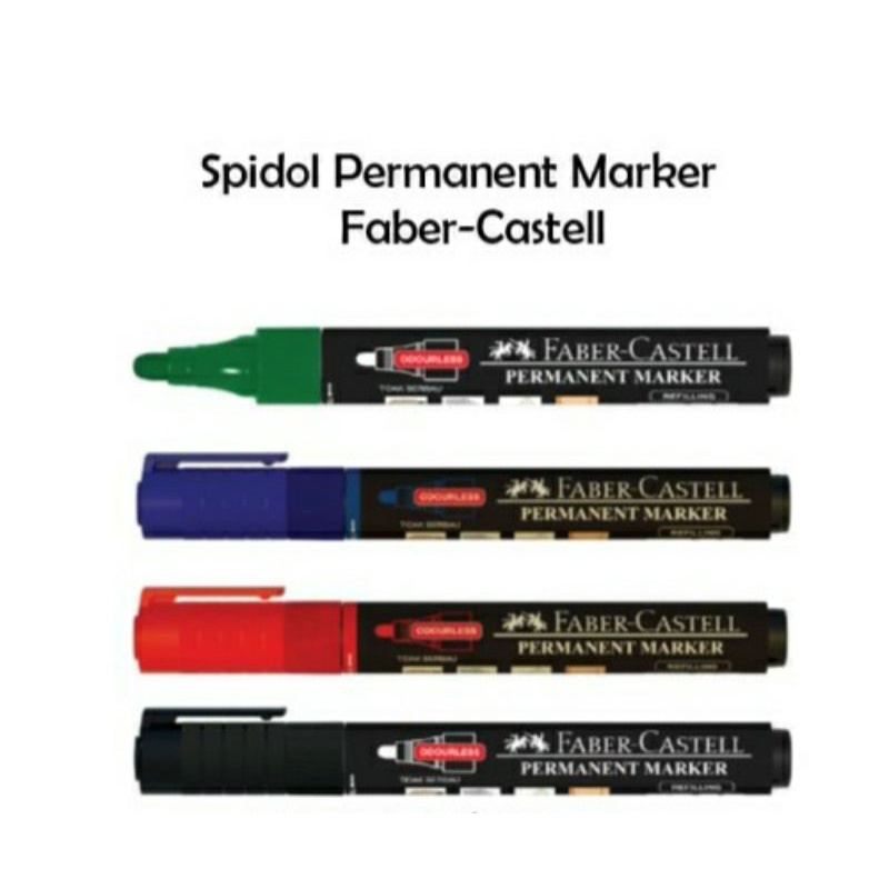 

FABER CASTELL ECO PERMANENT MARKER SPIDOL PERMANEN