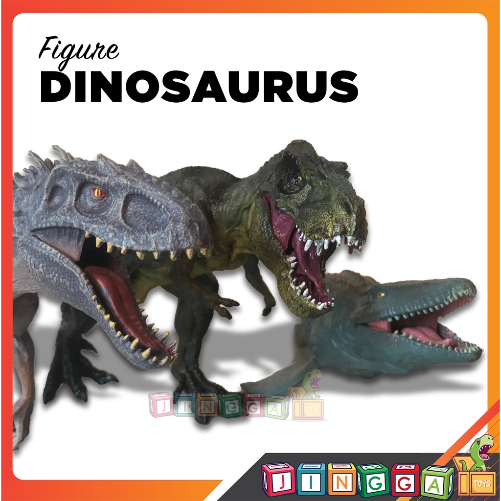 MAINAN DINOSAURUS KARET BESAR JUMBO DINOSAUR INDOMINUS REX JURASSIC WORLD TYREX ACTION FIGURE MURAH 