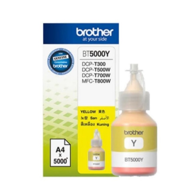 tinta brother BT5000Y original=dcp-t510.dcp-t710w.mfc-t810w.mfc-t910w.mfc-t4500dw.