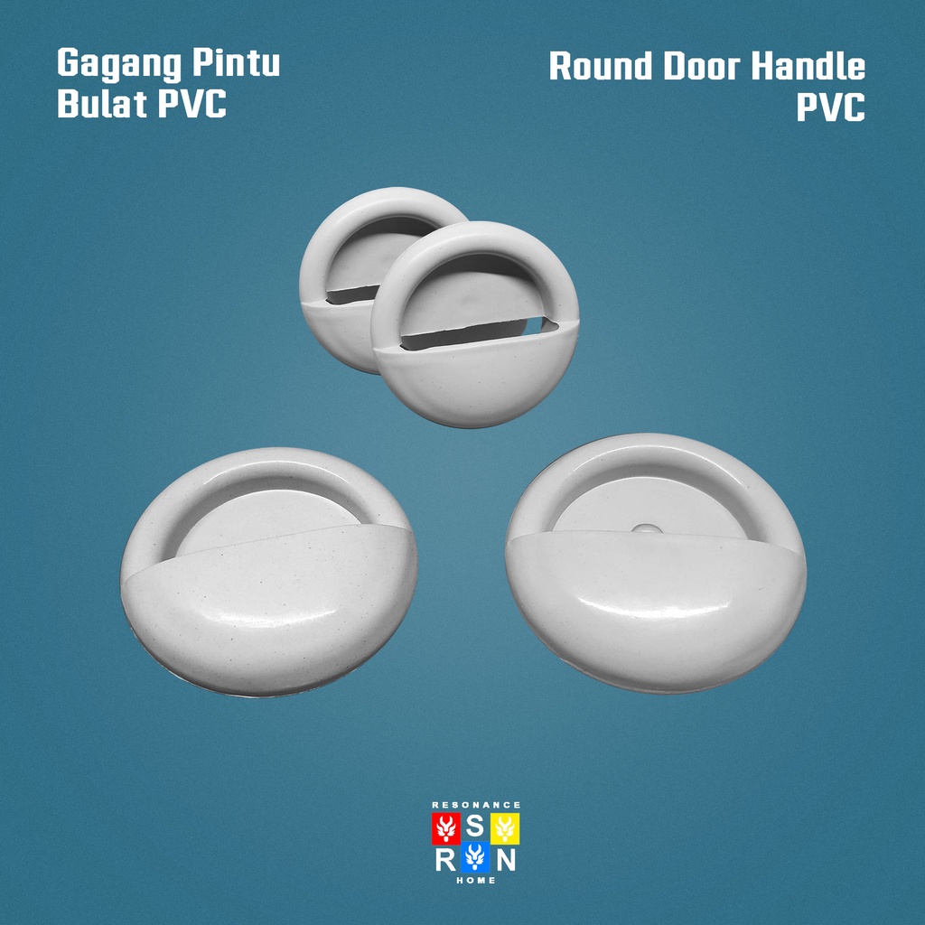 Gagang Bulat Tarikan Handle Pintu PVC Kamar Mandi Resonance Home