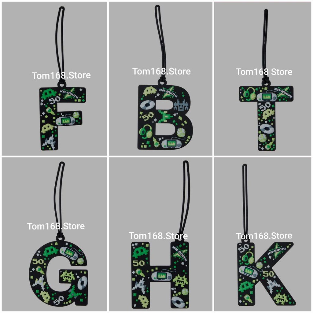 SMIGGLE ALPHABET / REVERSE BAG TAG