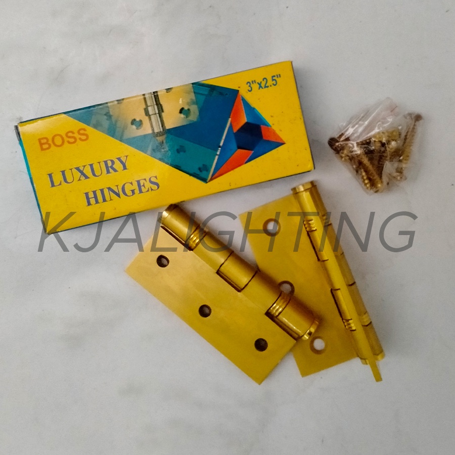 ENGSEL PINTU 3IN X 2,5&quot; GOLD