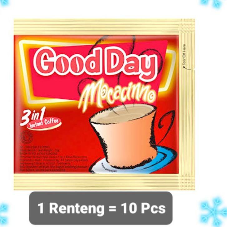 

[ORIGINAL] Good Day Moccacino 3in1 Sachet 10 x 20g (1 Renteng) termurah se indonesia