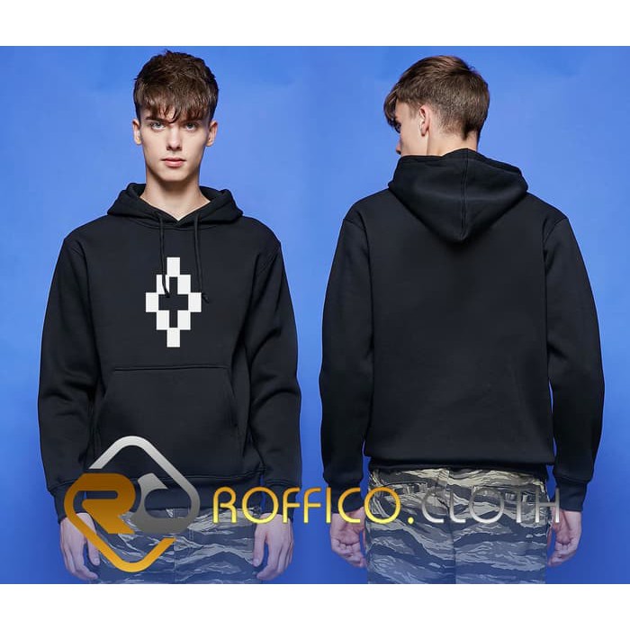 (NEW) Jaket Hoodie Logo Marcelo Burlon -MA Productions