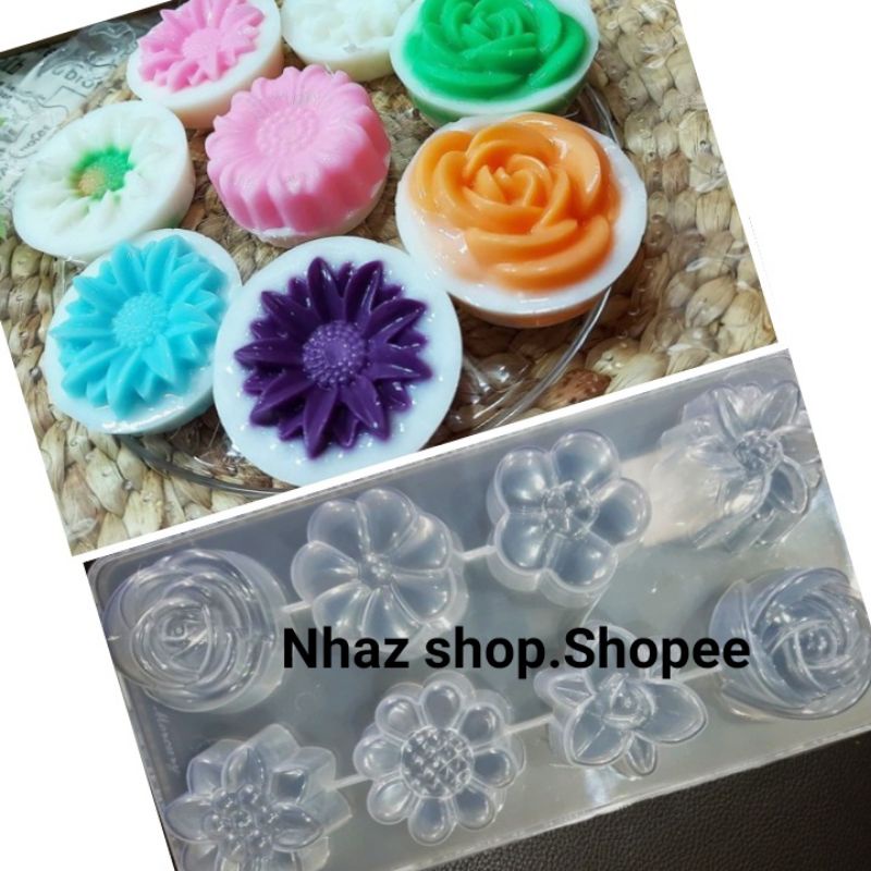 ANEKA CETAKAN PUDING BUNGA PLASTIK/CETAKAN COKLAT