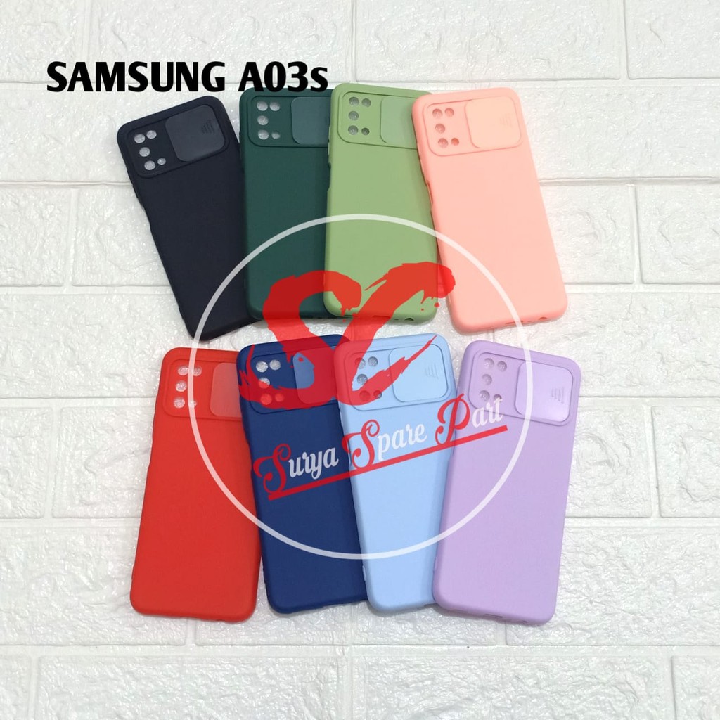 SOFTCASE SLIDE CAMERA PROTECTOR SAMSUNG A22 4G M32 4G M22 SAMSUNG A03S SAMSUNG A12 M12  - SC