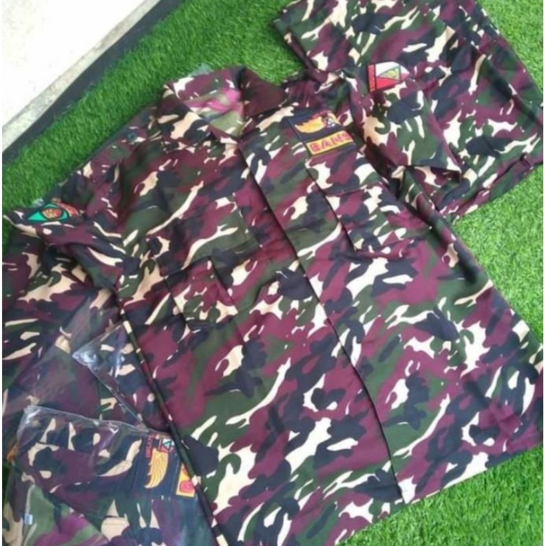PDL banser premium bahan baloteli anti luntur BONUS NAMA