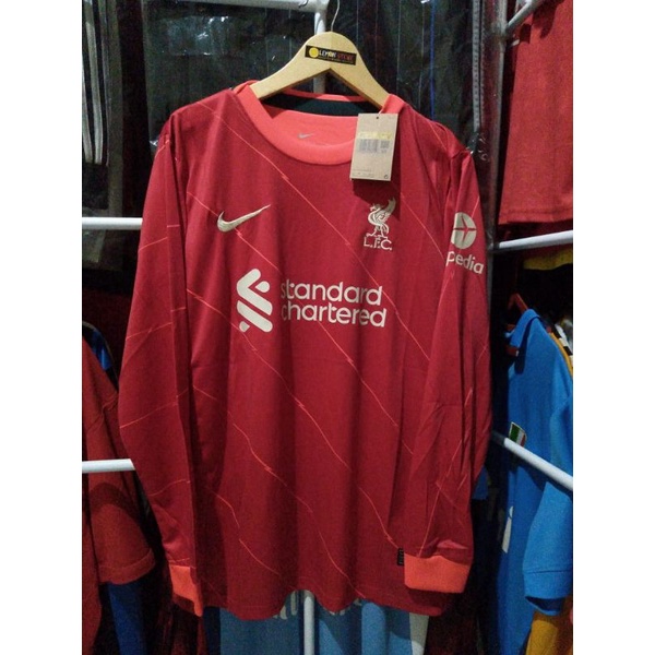 Jual Jersey Liverpool Home Lengan Panjang Shopee Indonesia