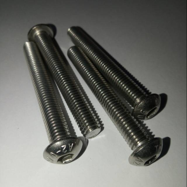 Button L M8 X 60 (6cm) stainless 304