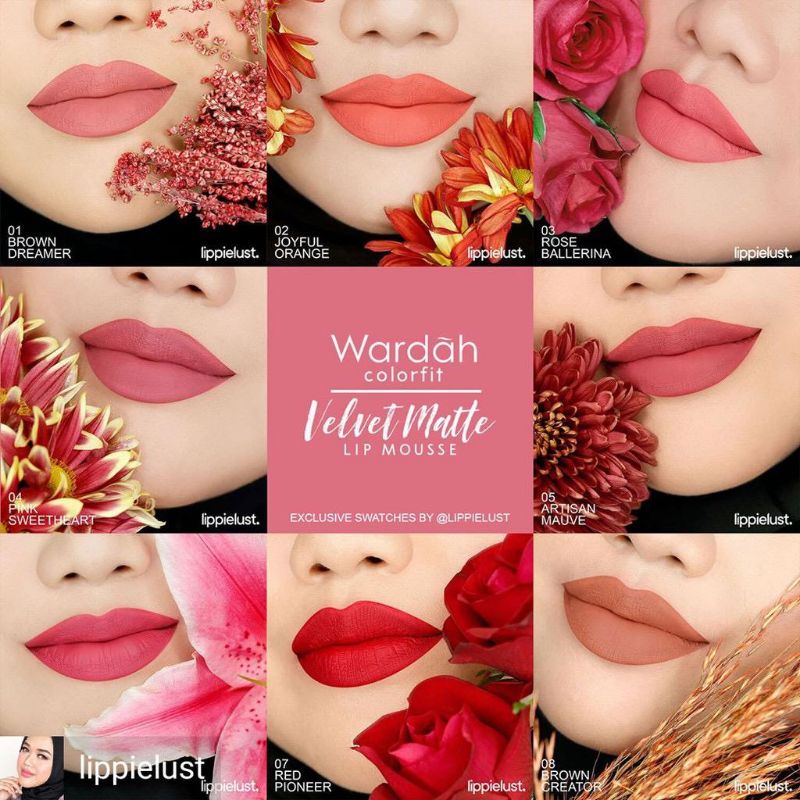 WARDAH Colorfit Velvet Matte Lip Mousse