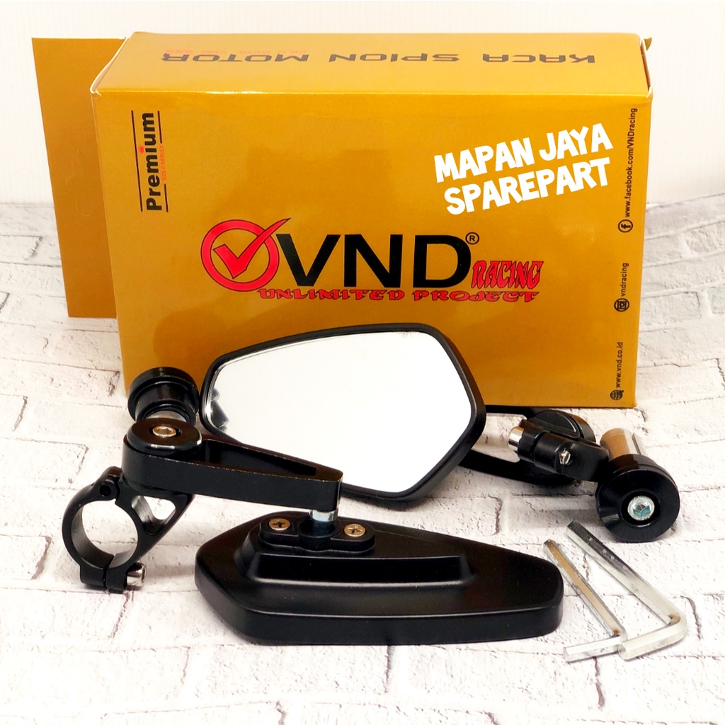 SPION JALU MOTOR BAR END OVAL HITAM SCOOPY BEAT NMAX VARIO JUPITER VIXION