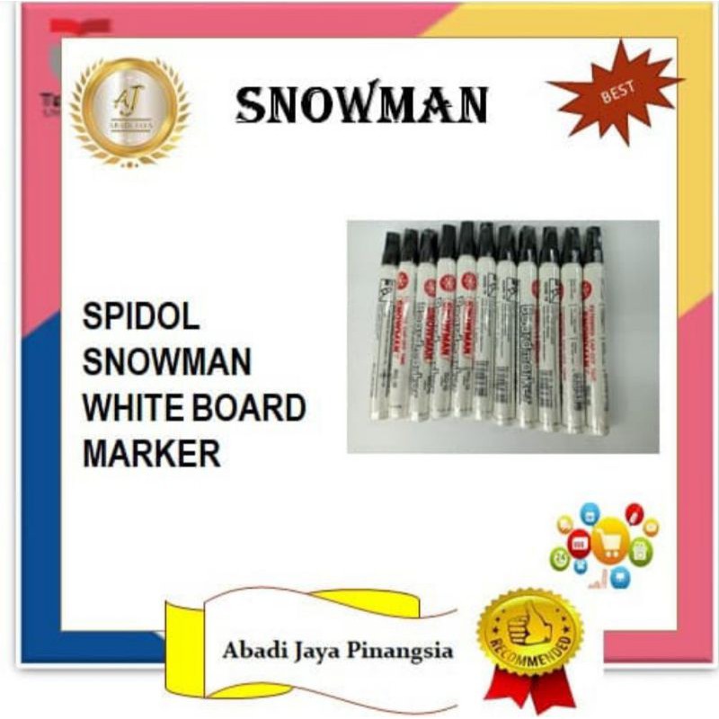 

SNOWMAN SPIDOL PAPAN TULIS