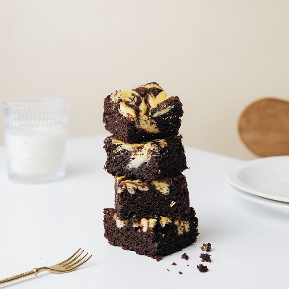 

Marble Cheese Brownie