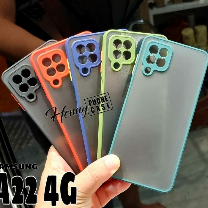 CASE SAMSUNG A22 - CASE MATTE FULL COLOR SAMSUNG A22 4G A22 5G