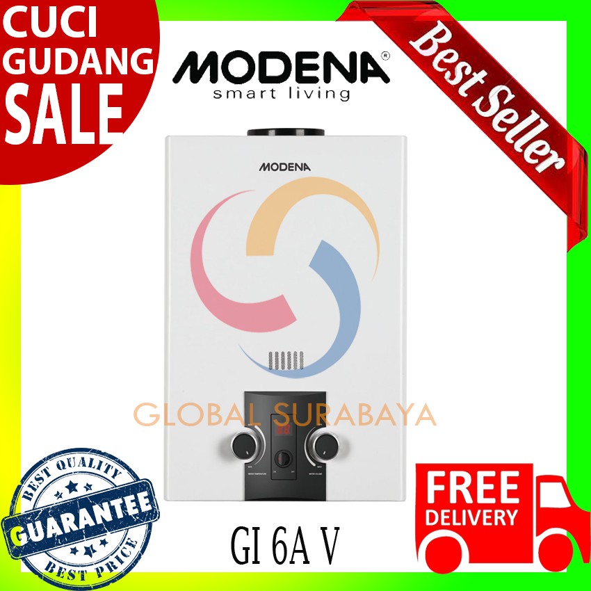 Modena Gas Water Heater - GI 6A V
