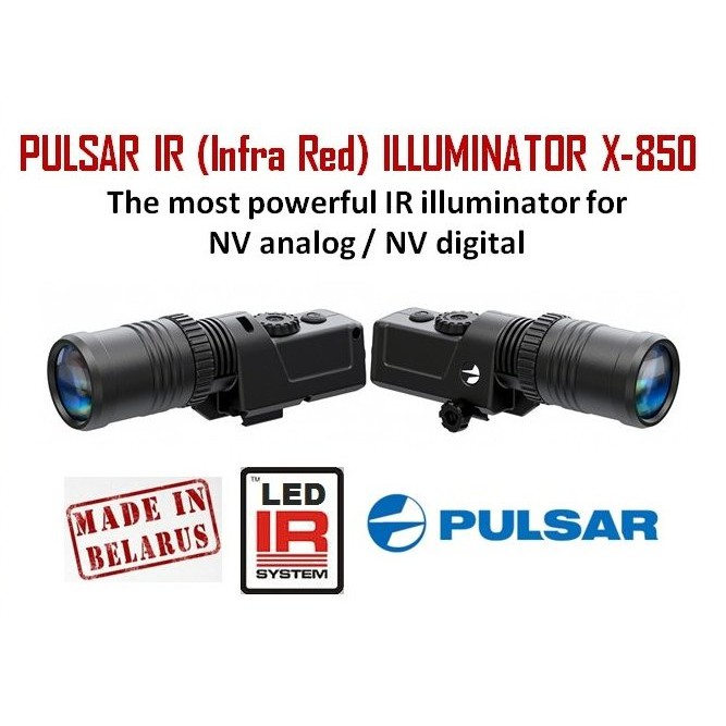 PULSAR IR FLASHLIGHT/BOOSTER/ILLUMINATOR X-850