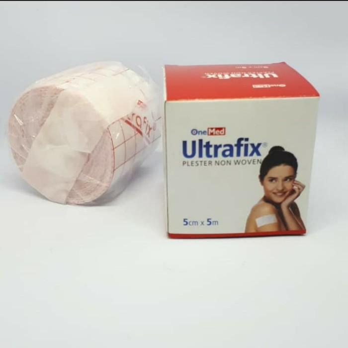 ULTRAFIX 5X5 ONEMED PLESTER PENUTUP LUKA PERBAN ELASTIS