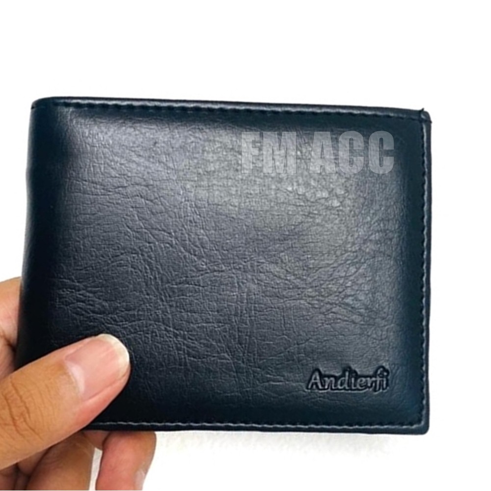 Dompet Pria Kulit Premium Terbaru Dompet Kartu Dompet Kulit Pria -Warna Hitam