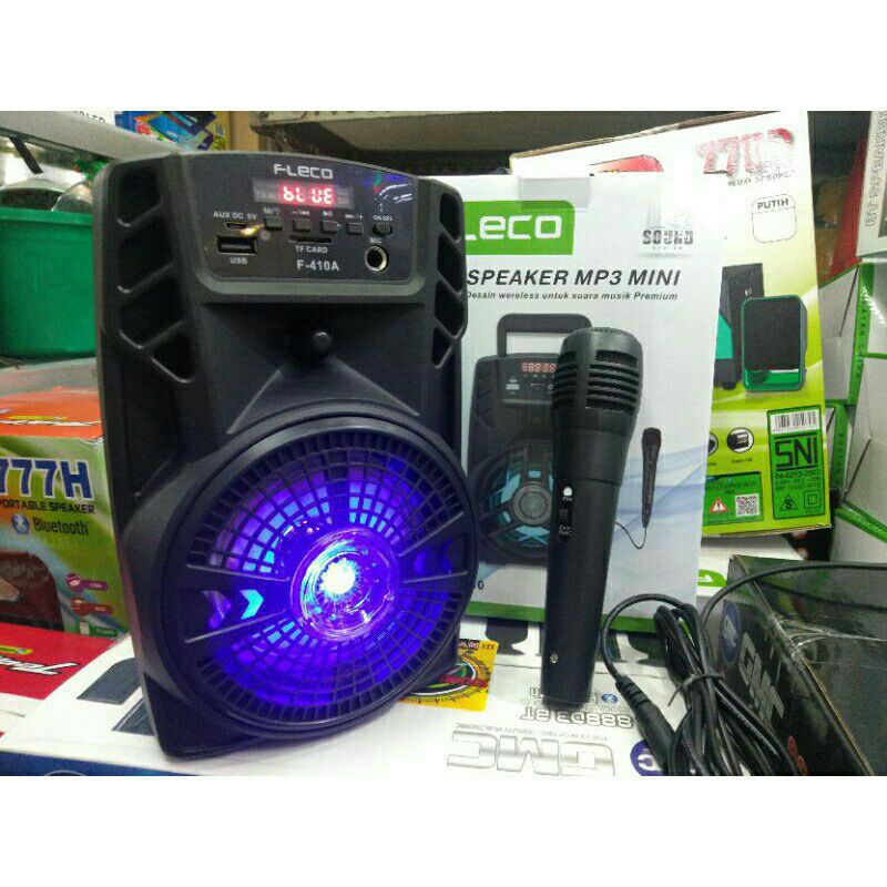 Speaker Bluetooth portable karaoke fleco f-410 Best Seller