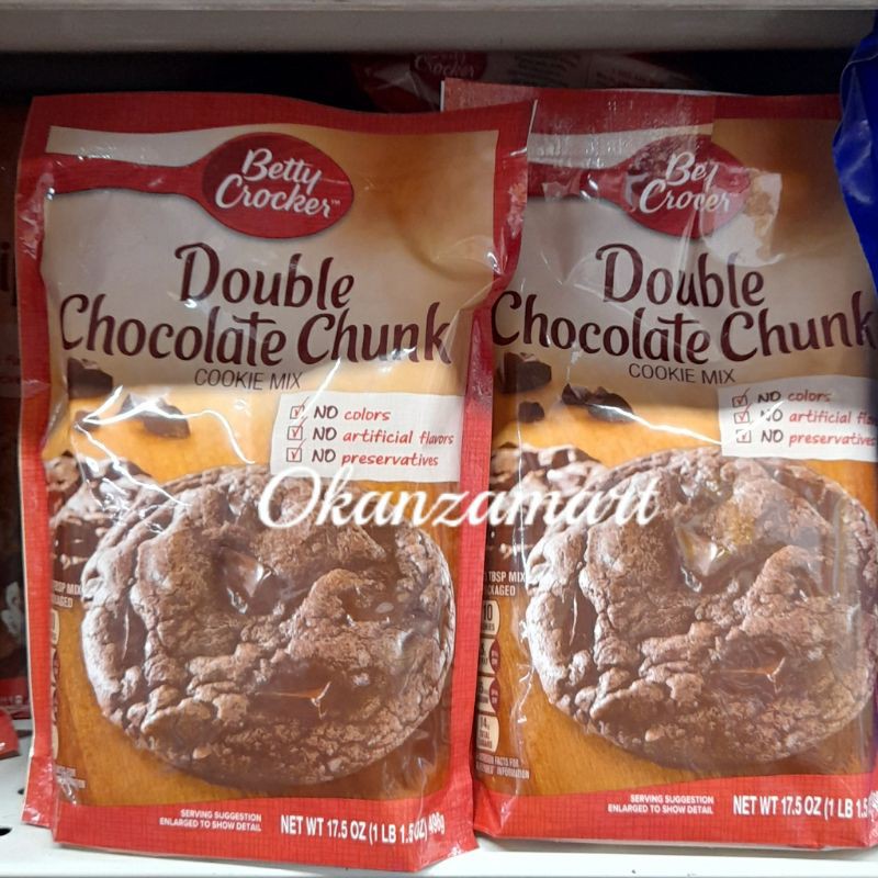 

Betty Crocker Double Chocolate Chunk 496gr