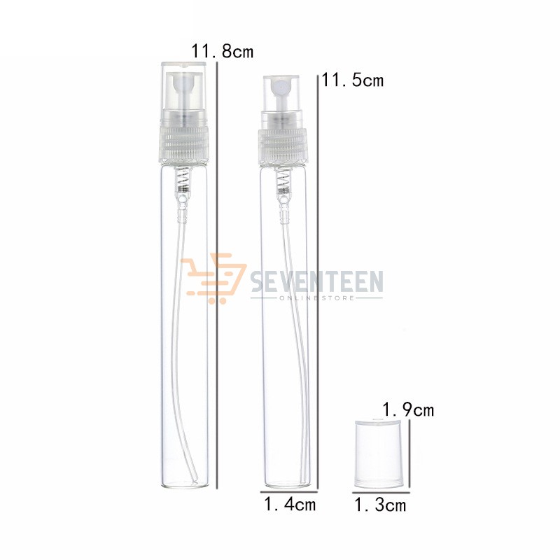 BOTOL PARFUM REFILL 10ML ISI ULANG BOTOL MINI TRAVEL REFILL PERFUME ATOMIZER DECANT SHARE IN JAR