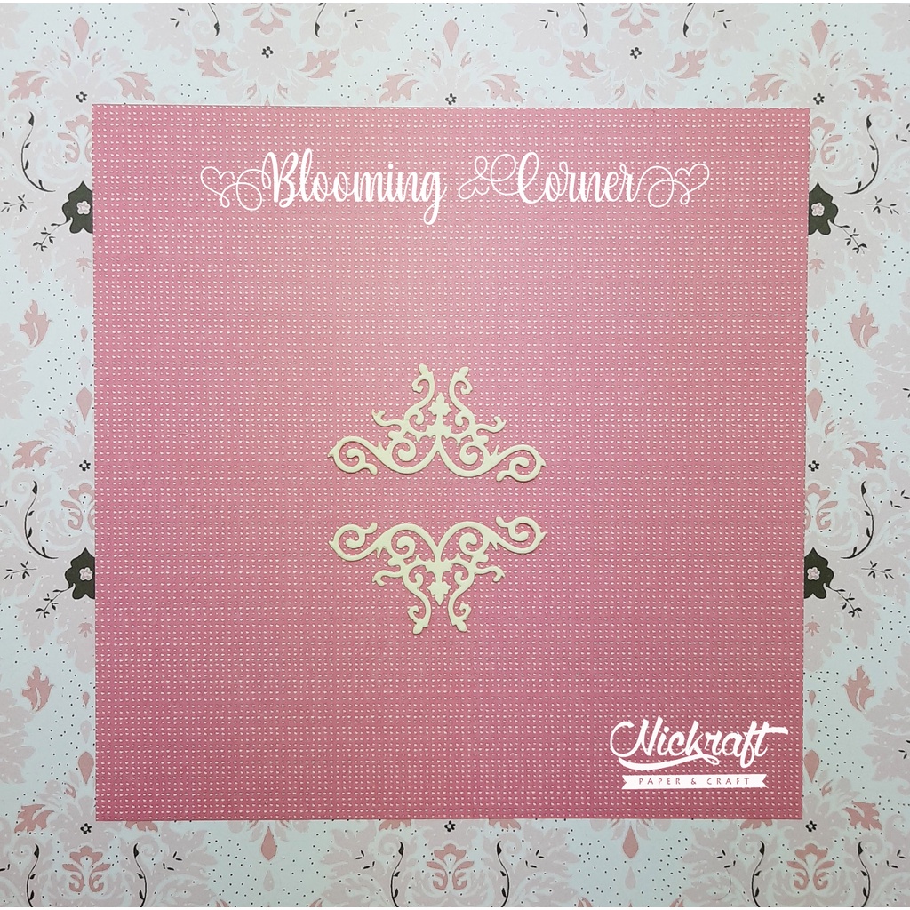 

BLOOMING CORNER - HIASAN SCRAPBOOK SUDUT UJUNG KERTAS