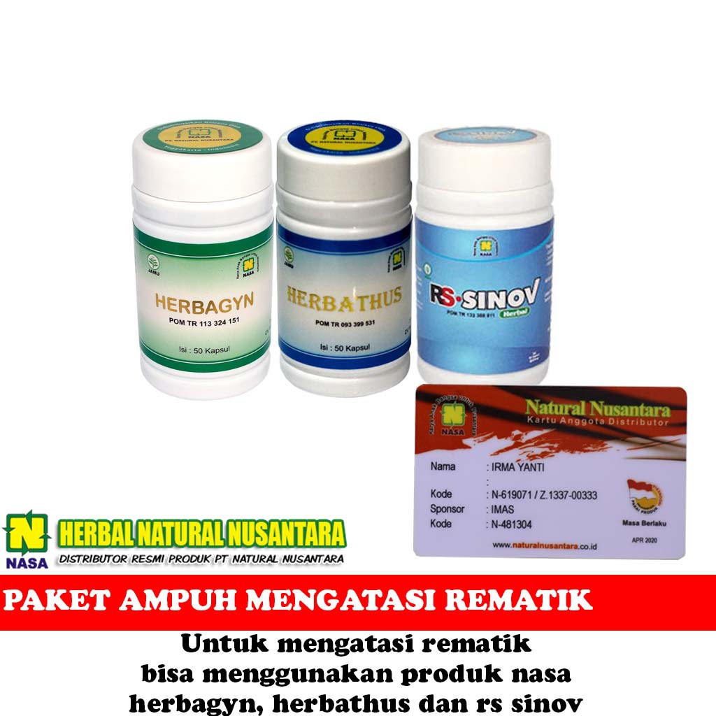 PAKET AMPUH 100% MENGATASI PENYAKIT REMATIK DENGAN HERBAL NASA