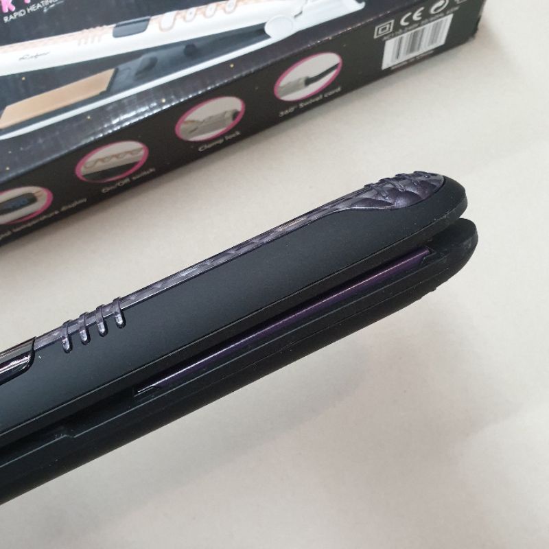 Alat Catok Rambut 2in1 Curly Keriting Lurus Terbagus Ladystar Ls 3311 Hair straightener Murah