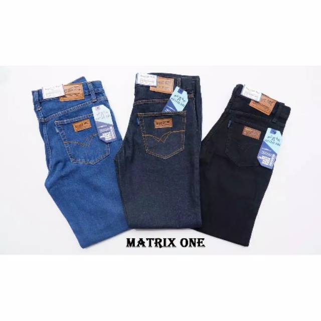 Celana jeans panjang celana Levis celana standar pria