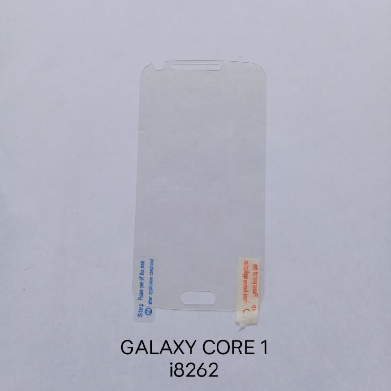 Anti gores Samsung galaxy Core 1 i8262 . Corby Touch . Champ Duos E2652 anti bening anti glare screen guard screen protector pelindung layar