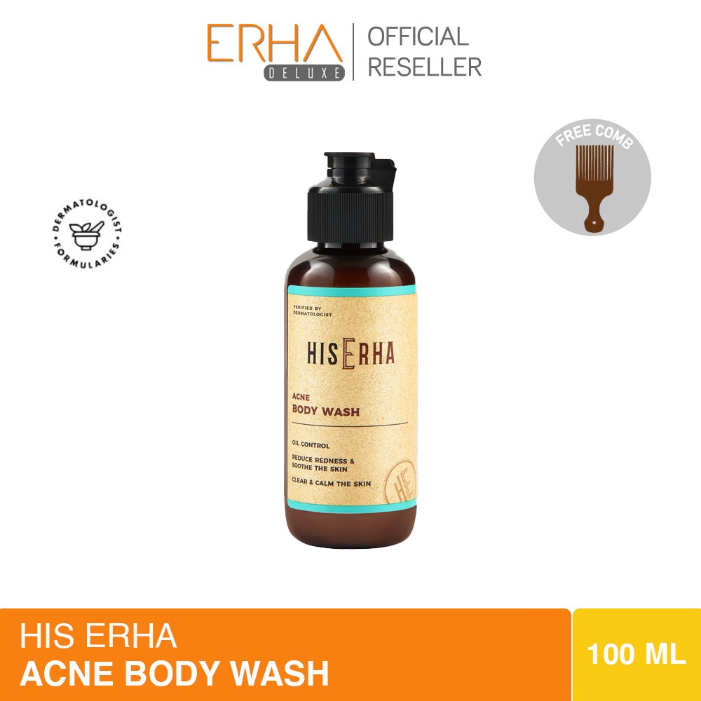 HISERHA Acne Body Wash - Sabun Tubuh Pria Anti Jerawat