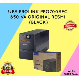 PRO700 | UPS PROLINK PRO700SFC 650 VA ORIGINAL RESMI (BLACK)