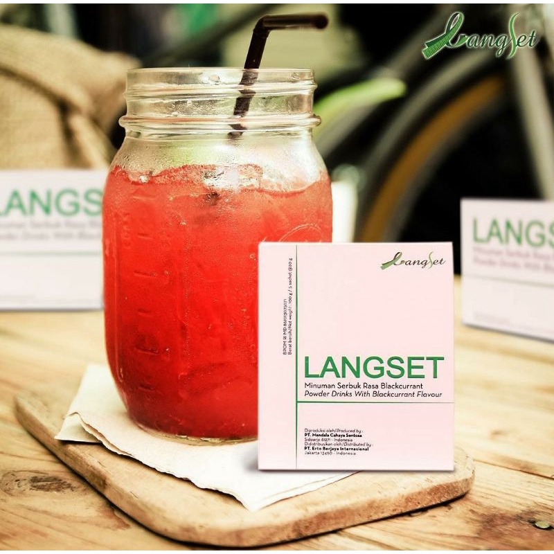 Langset drink pelangsing  herbal by Erto's 1 box isi 5 sachet