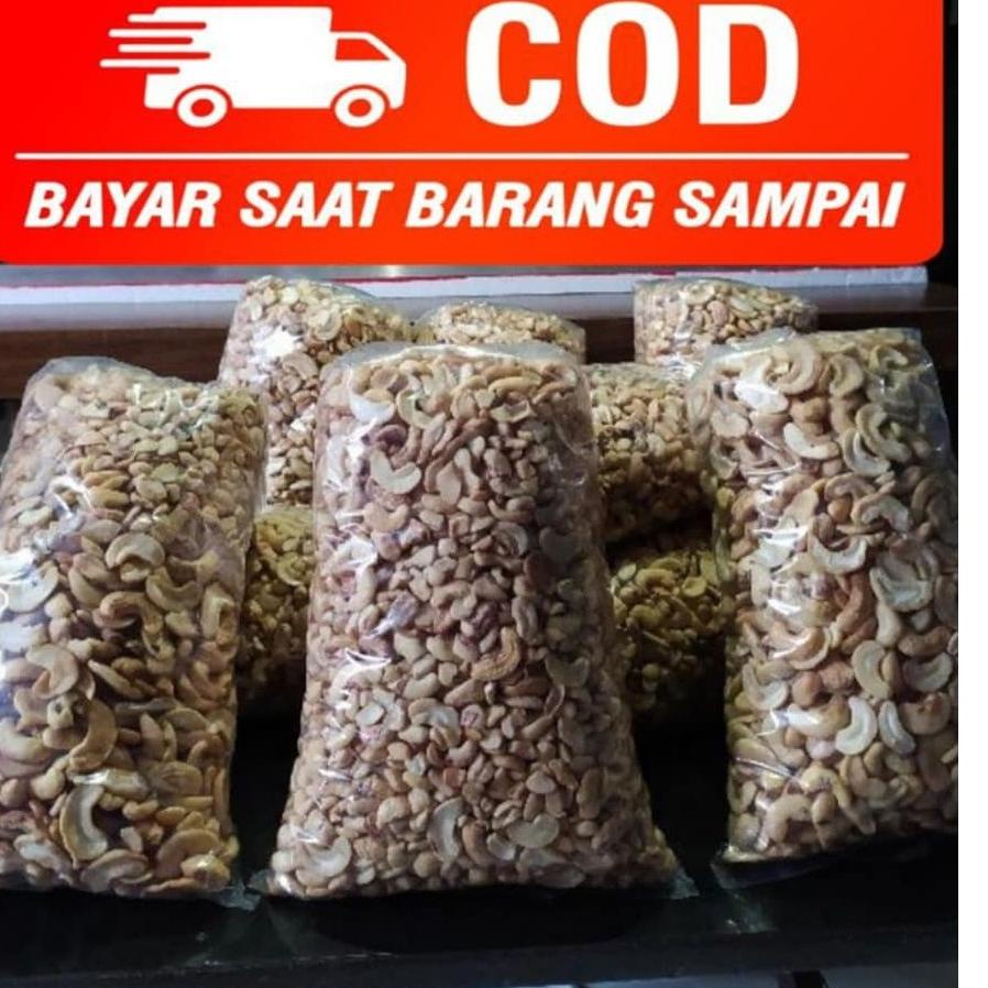

8 kacang mede patahan/pecah termurah 1kg mentah m47➸
