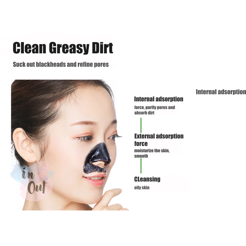 Senana Masker Komedo Peel off Mask Charcoal Blackhead care Mask Komedo BQ031