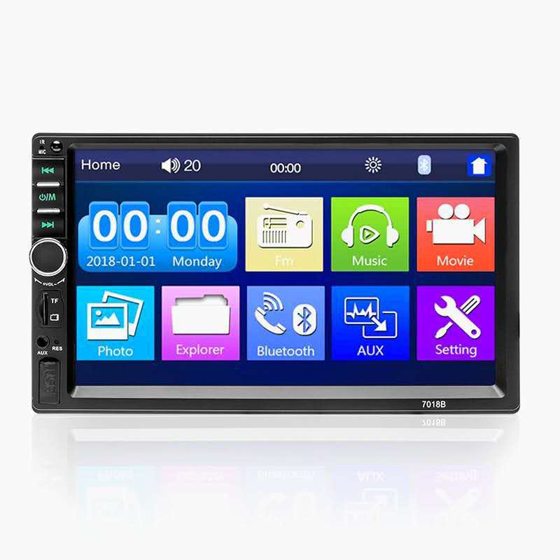 {dan kamera} 7018B /7010B Head Unit Android 7-&quot; 2 Din Bluetooth Audio Car MP3 MP5 Player In Touch Screen Radio Dan Kamera