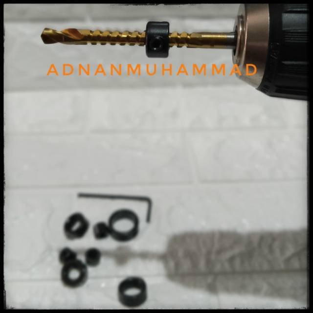 Stopper Bor 8pcs Collar Drill Stopper Set Ring Pembatas Mata Bor