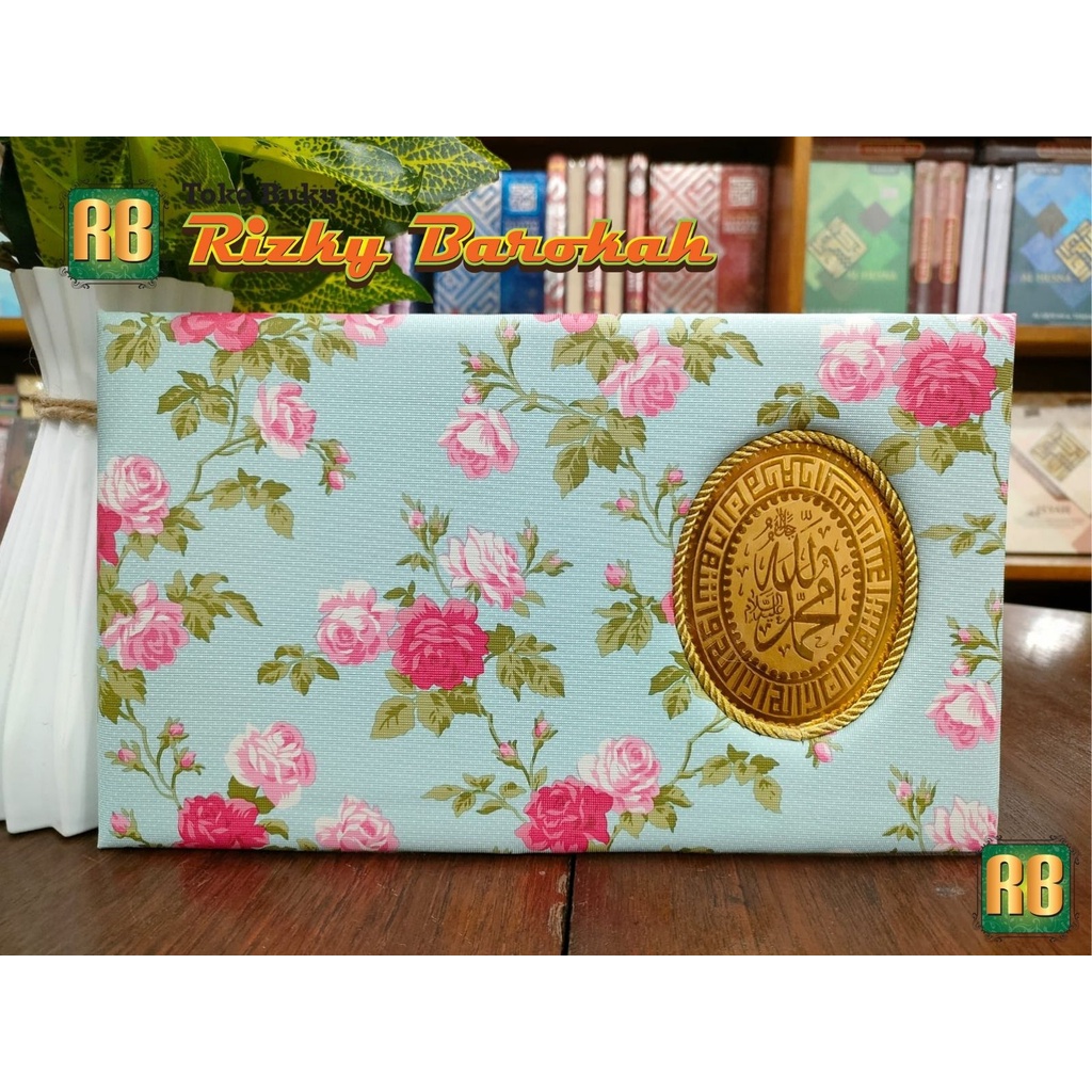 Cover Yasin Bahan Busa Motif Bunga