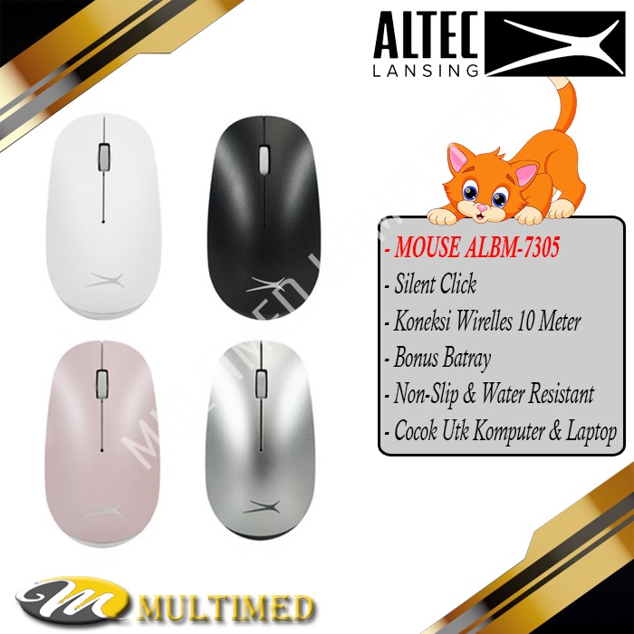 Mouse Wirelles ALTEC LANSING ALBM7305 Bonus Batray