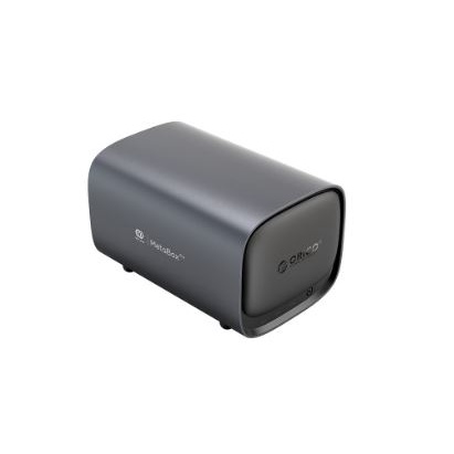Metabox cloud nas hdd ssd enclosure orico 2 slot 3.5&quot; 2.5&quot; 2.5Gbps gigabit 8gb emmc sata 3 m2 nvme ddr4 4gb intel celeron n4020 RAID hs200 hs-200
