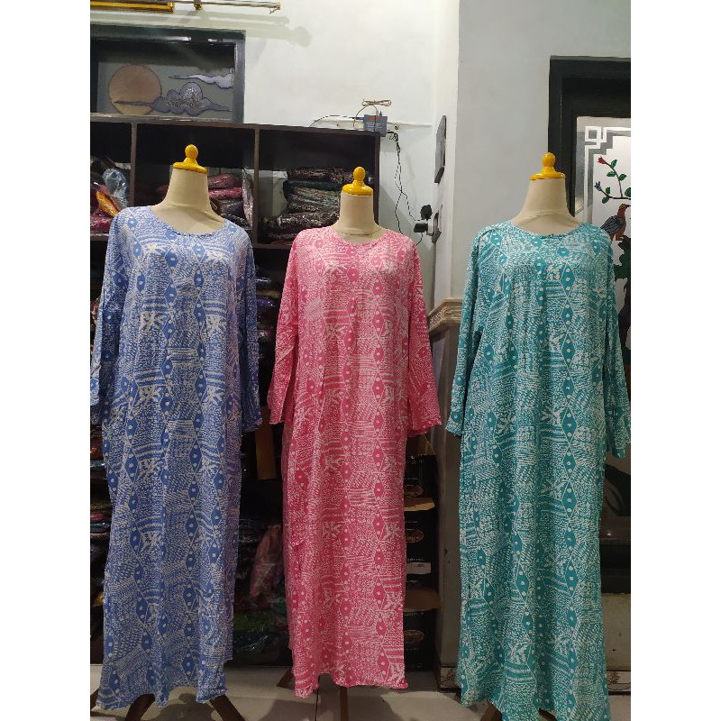 Sekdres sleting jumbo daster ORI Qonita batik