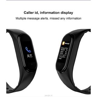 Smartwatch Xiaomi M4 Band Sport Kebugaran tangan Gelang