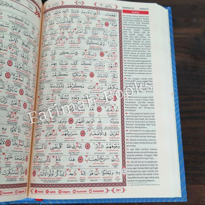 Alquran Alwasim Besar, Alquran Tajwid, Alquran Terjemah Per Kata. A4