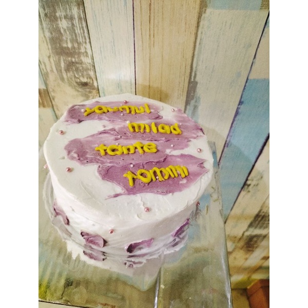 

kue ultah tema korea
