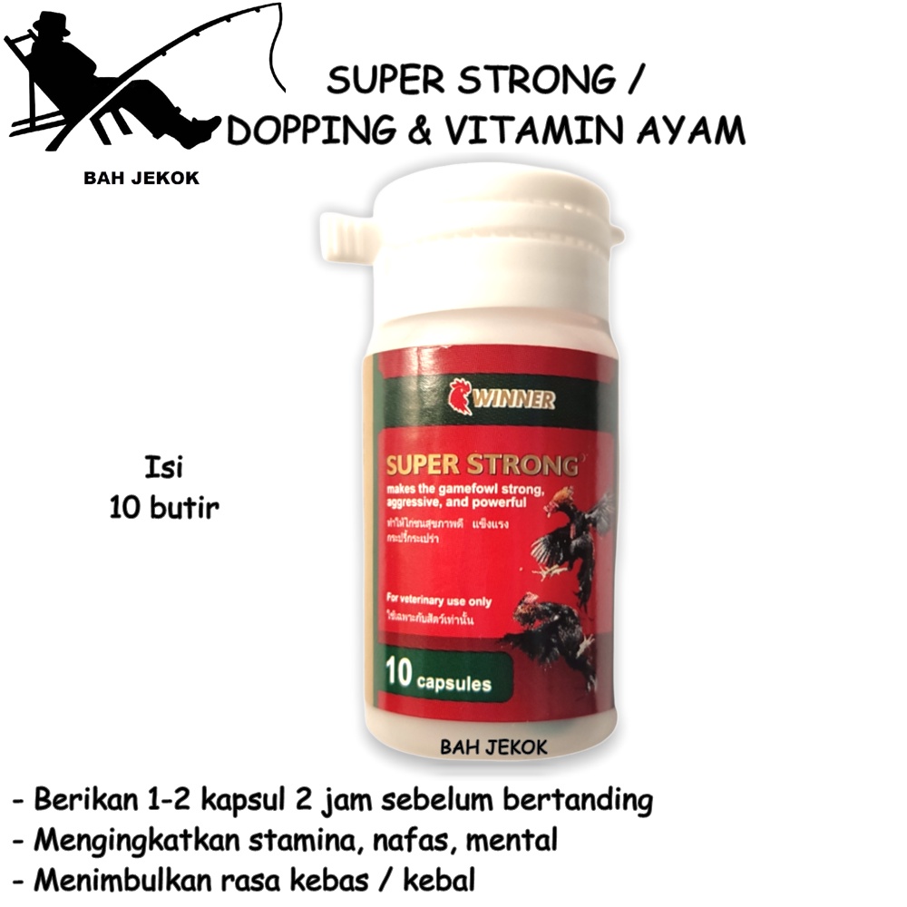 Super strong/Jamu ayam jago/Jamu agresif ayam/Jamu Stamina ayam